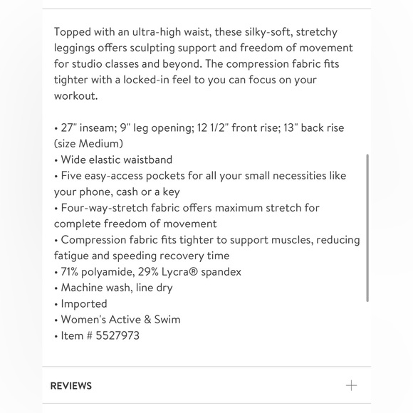 NWT Varley Gaines High Waist Leggings XS Violet Ice - Picture 9 of 9